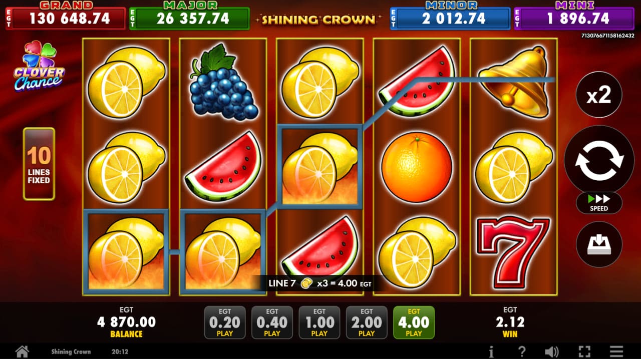 cazinou Shining Crown